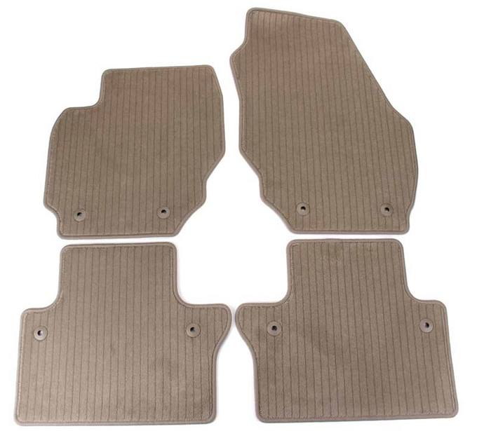 Volvo Floor Mat Set (Sand Beige) 39865966 Genuine Volvo 39865966